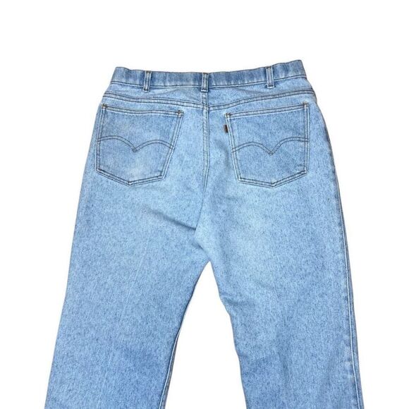 Vintage Levi’s Skoosh Baggy Jeans Western Light Wash 34x32 - Picture 6 of 11